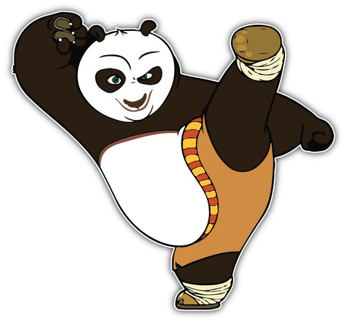 Adesivo kung panda po - kung,