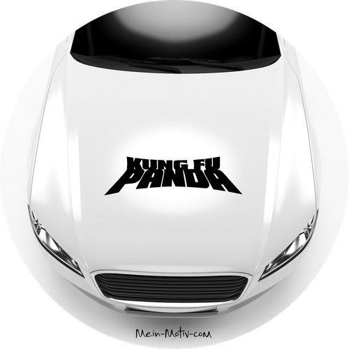 Adesivo auto kung panda - fu,