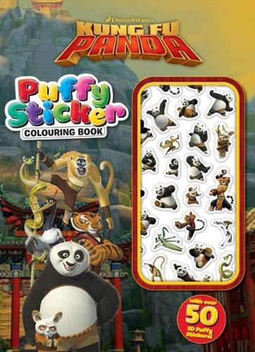 Kung panda puffy sticker - fu, panda: