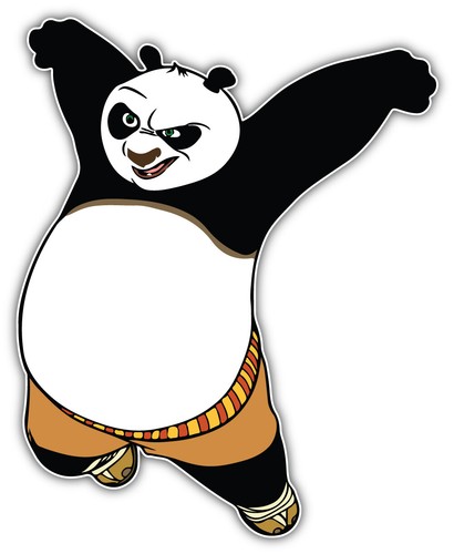 Adesivo kung panda - kung,