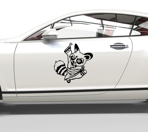 Adesivi auto kung panda - adesivi,