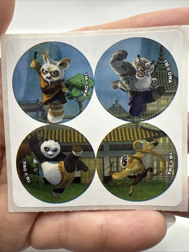Foglio adesivo kung panda - foglio,