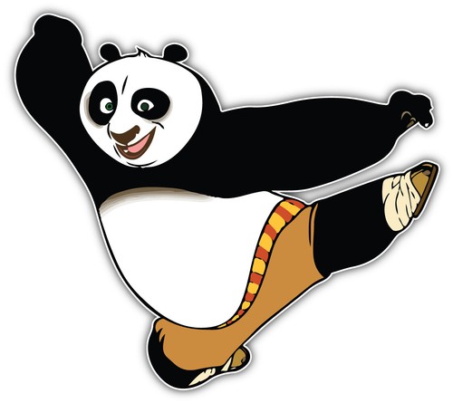 Adesivo kung panda po - adesivo,