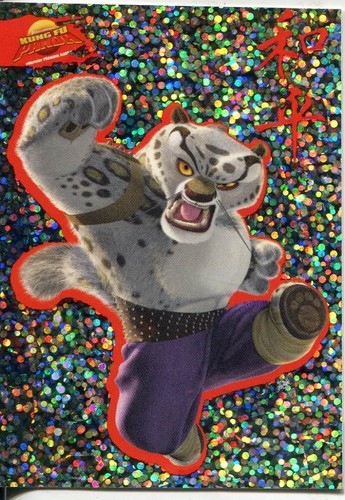 Kung panda sparkly stickers - fu,
