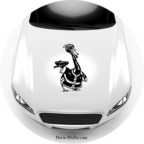 Adesivi auto kung panda - adesivi,
