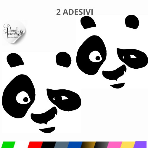 Adesivo occhi kung panda - kung,