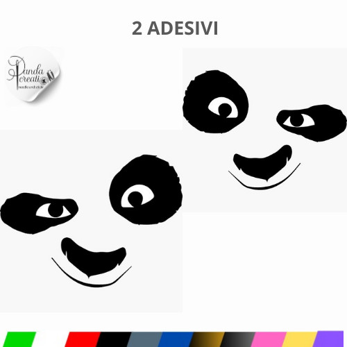Adesivo occhi kung panda - kung,