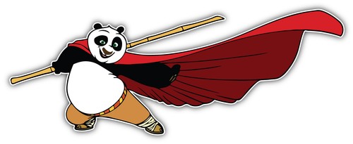 Adesivo kung panda - kung,